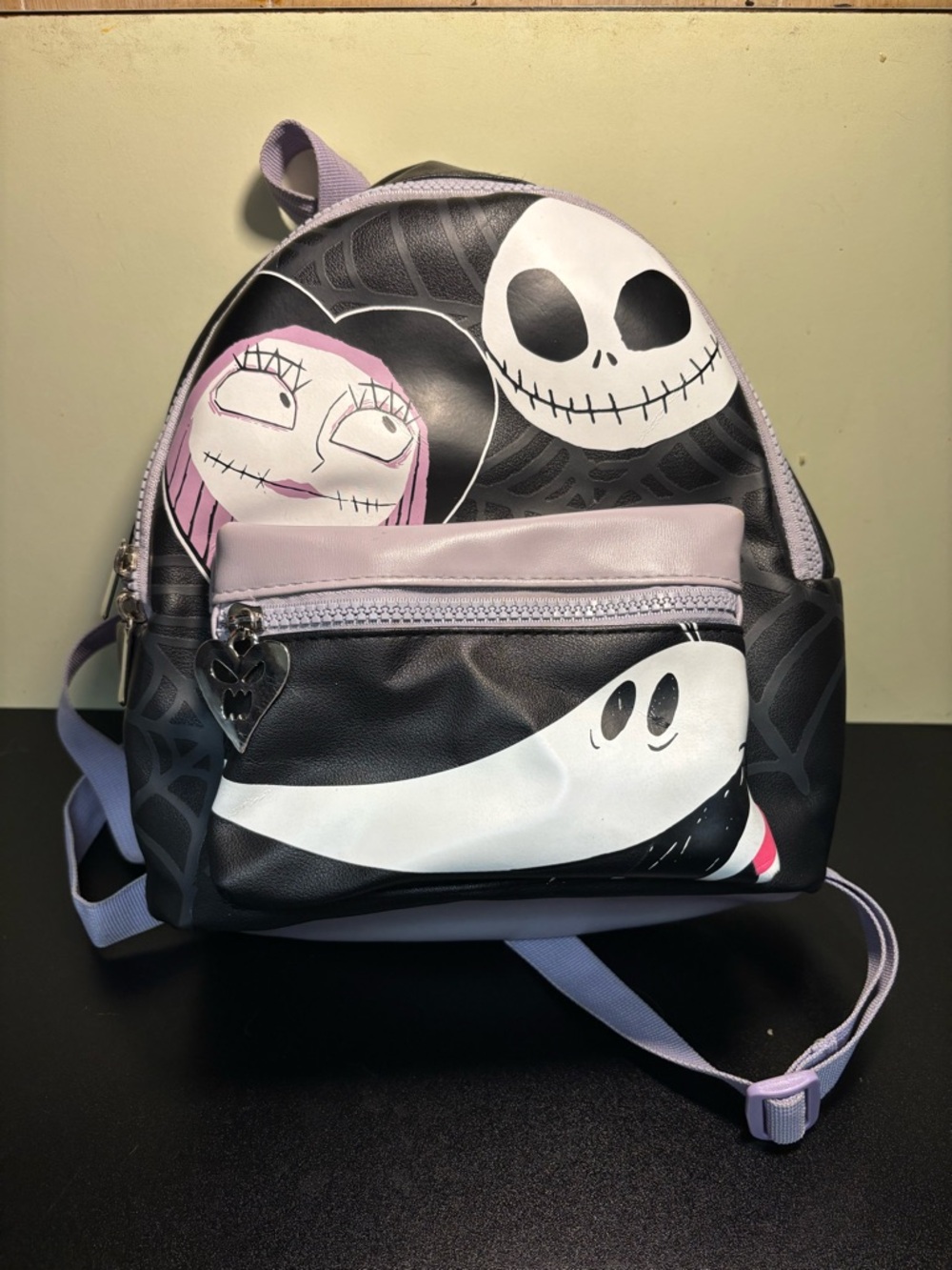Disney The Nightmare Before Christmas Lavender-Trim Mini Backpack